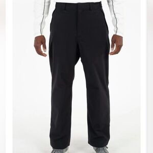 SUNICE Black Tornado Flex Vent Flat Front Golf Pant Size Large